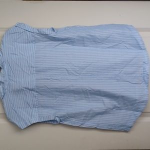 Apt 9 blue/ white stripes shirt